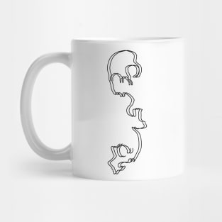 Three-phase skulls Mug